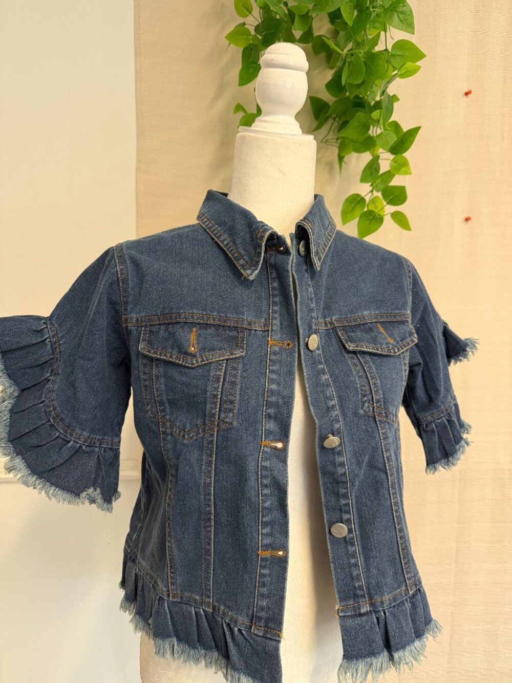 Women's Denim Jacket - Picture 4 of 6